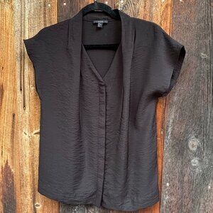 COS black sleeveless top, size 6